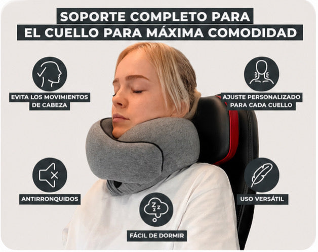 Almohada de viaje para el cuello