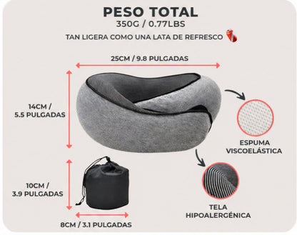 Almohada de viaje para el cuello